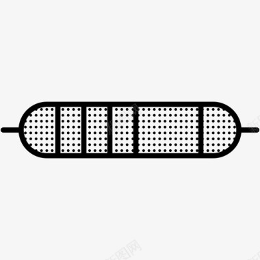 电子元件电阻电子元件电子点图标图标