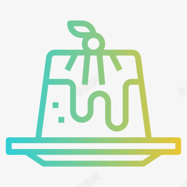 布丁布丁纯素18梯度图标图标