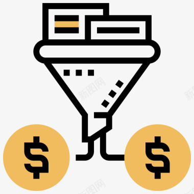 阴影字筛选产品管理16黄色阴影图标图标