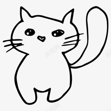 动物小猫动物卡通图标图标
