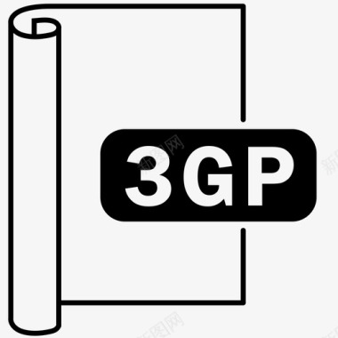 PDF文件格式3gp3gp文件文件格式图标图标