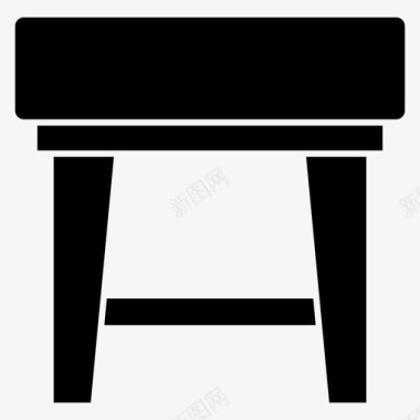 凳子家具座椅图标图标