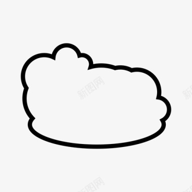 云线云气泡雾图标图标