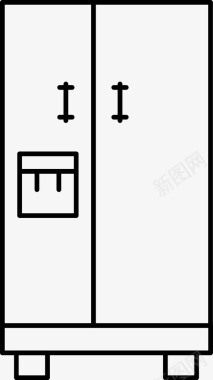 矢量冰箱冰箱图标图标