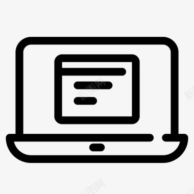 表面网站互联网笔记本电脑图标图标
