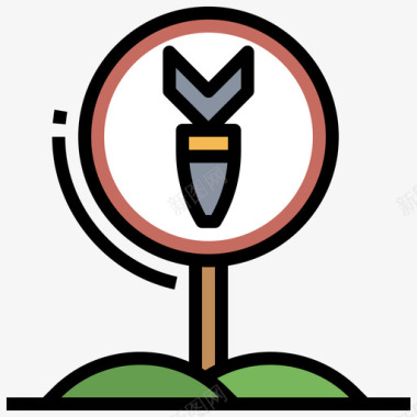 皇家战区皇家战斗7线性颜色图标图标