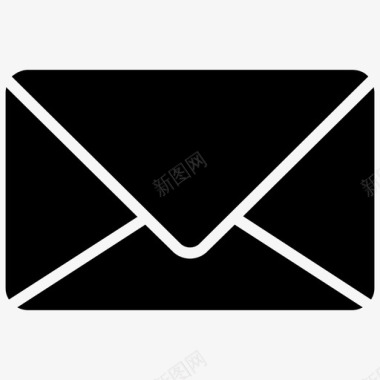 信封的消息电子邮件信封互联网邮件图标图标