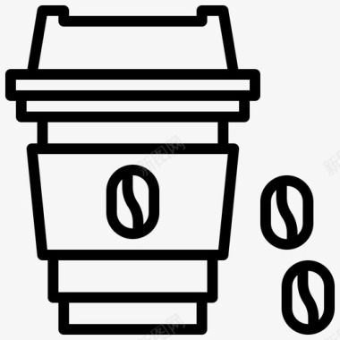要去的咖啡饮料食物图标图标