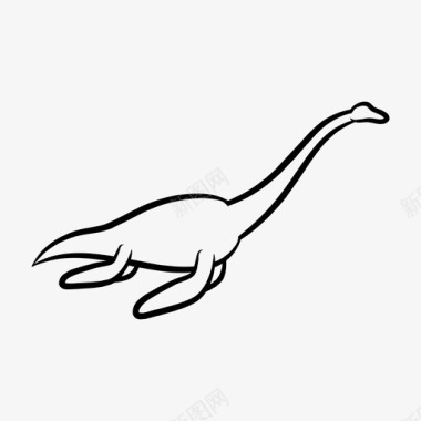 恐龙动物头骨弹性龙动物恐龙图标图标