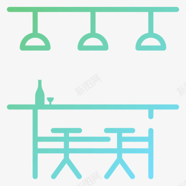 游泳男子酒吧游泳14坡度图标图标