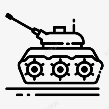 坦克大炮军事图标图标