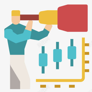 股票PNG股票商业386持平图标图标