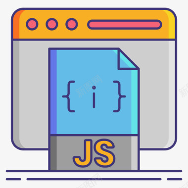 javascriptJavascript计算机编程图标1线性颜色图标