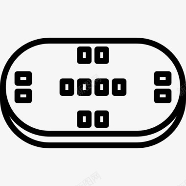 桌几图片素材扑克桌66号赌场直线型图标图标