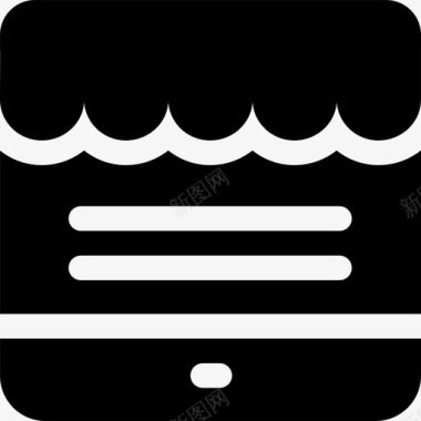 ipad矢量Ipadbloggerinfluenceressentials6填充图标图标