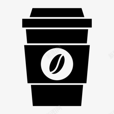 纸咖啡饮料食物图标图标