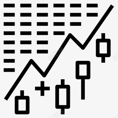 科技数据视频数据金融科技23线性图标图标