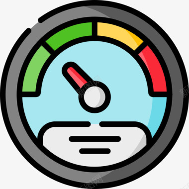 传统节日表车速表交通166线性颜色图标图标