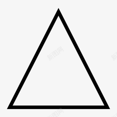 三角几何三角形几何体金字塔图标图标