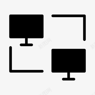 连接互联网连接计算机互联网笔记本电脑图标图标