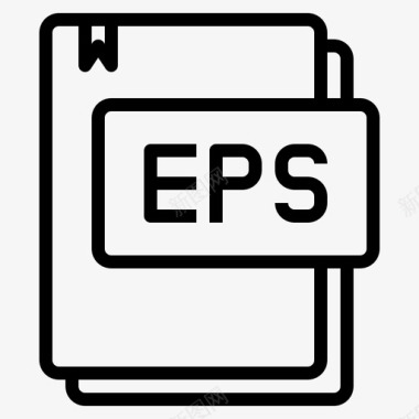 Eps文件类型14线性图标图标