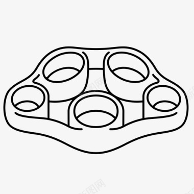 康复手和手指锻炼工具锻炼工具锻炼器图标图标