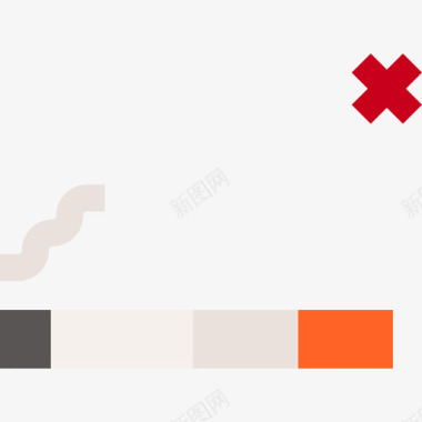 酒店禁止吸烟禁止吸烟游泳池规则3平坦图标图标