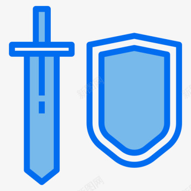 武器游戏30蓝色图标图标