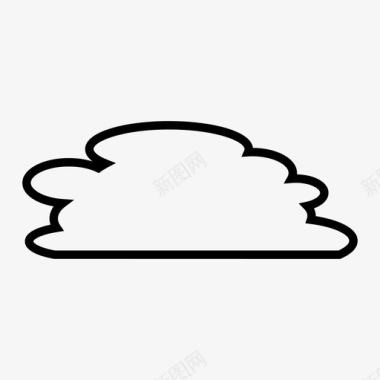 天空红色的云云泡沫天空图标图标