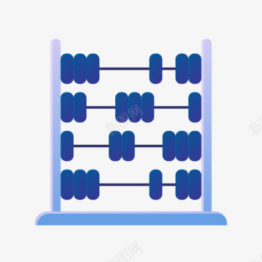 算盘箱子算盘教育281平图标图标