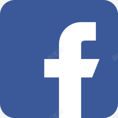 facebookFacebook社交标志3扁平图标图标