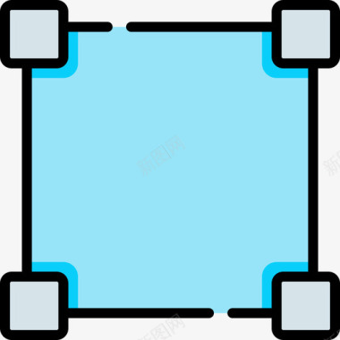 正方形图片正方形数学6线颜色图标图标