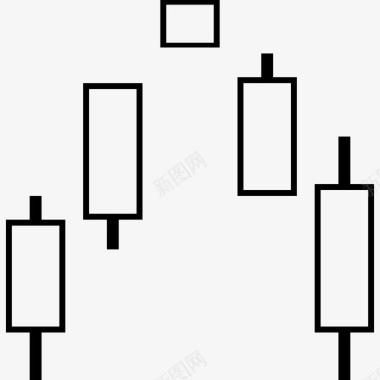 购物信息图表蜡烛棒图表信息图表图标图标