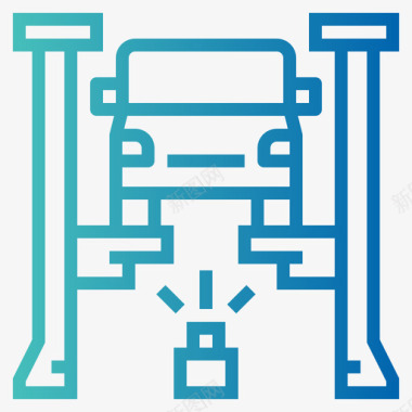 洗车间底盘系统洗车12坡度图标图标