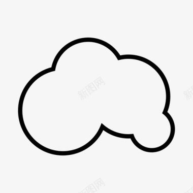 天空红色的云云泡沫天空图标图标