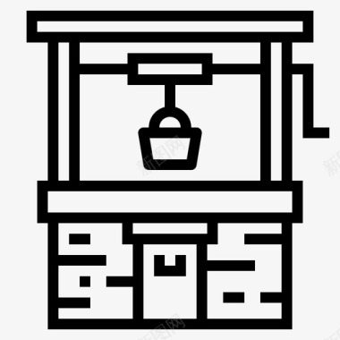 村海报好吧29号村直线型图标图标