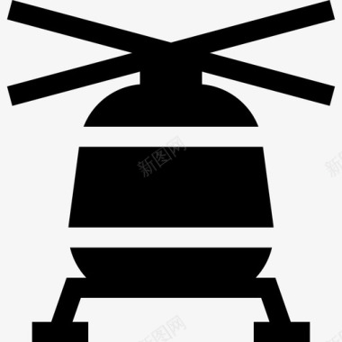 公共标识红直升机公共交通19满载图标图标