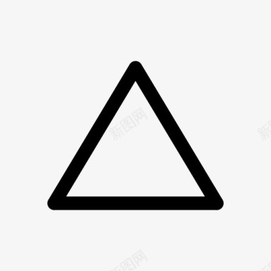 三角几何三角形等边几何体图标图标