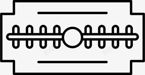 刀片剃刀图标图标