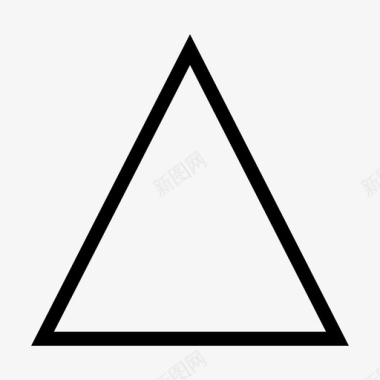 三角形几何体金字塔图标图标