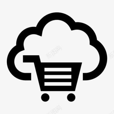 云市场云计算商店图标图标