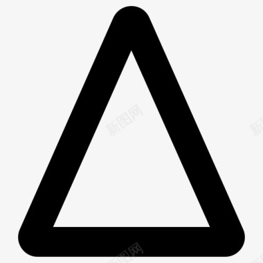 三角几何三角形场平面图标图标
