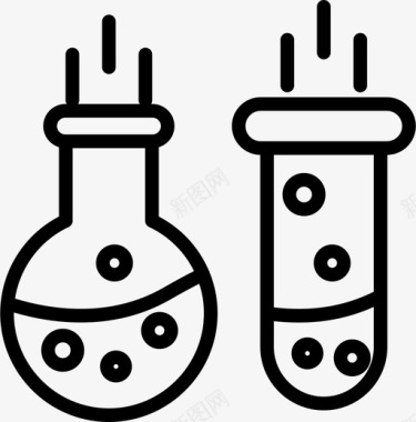 烧杯化学品烧杯实验室图标图标