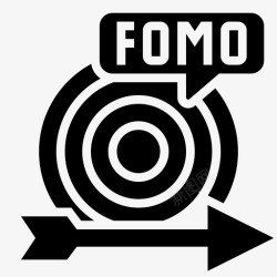 fomoFomo加密货币84字形图标高清图片