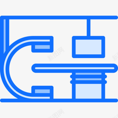 血管造影医学技术10蓝色图标图标