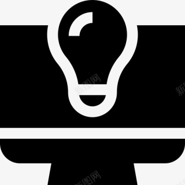 水墨数字8免扣计算机数字学习8已填充图标图标