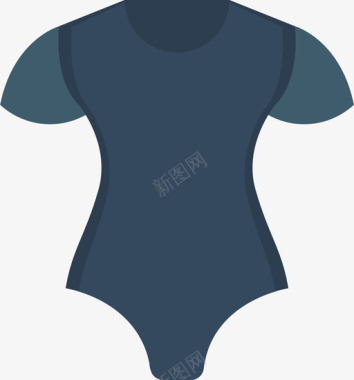 连体衣时尚与服装4平装图标图标