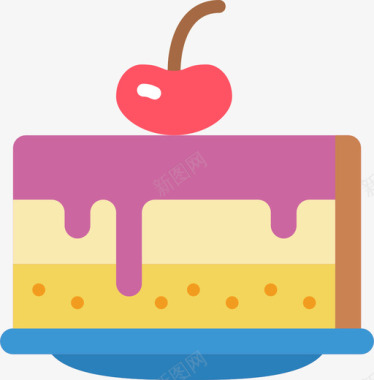 圆形蛋糕蛋糕店132图标图标