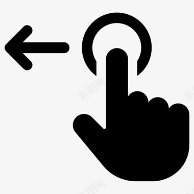 滑动解锁屏幕滑动拖动手势图标图标