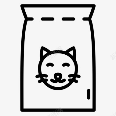 彩绘宠物猫粮宠物13直系图标图标